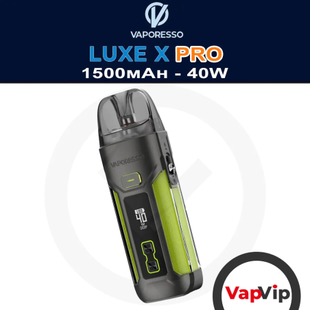 Gunmetal Lime Luxe X Pro Vaporesso