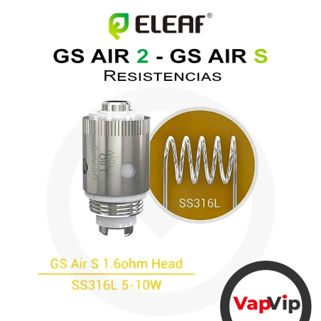 Head Coil GS Air-2 and GS Air-S - Eleaf