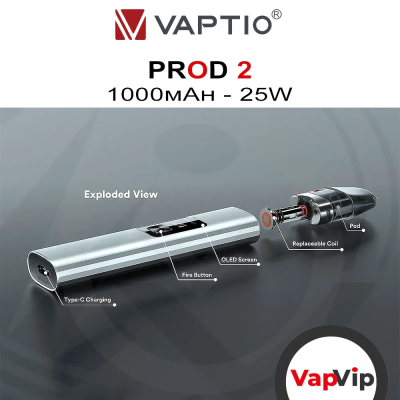 PROD-2 Pod Kit 1000mAh 25W - Vaptio