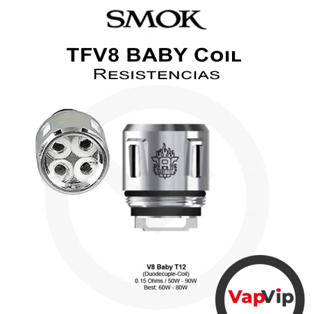 Atomizer Heads TFV8 BABY by Smok