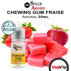 Chewing gum FRAISE Flavor 10ml - SolubArome