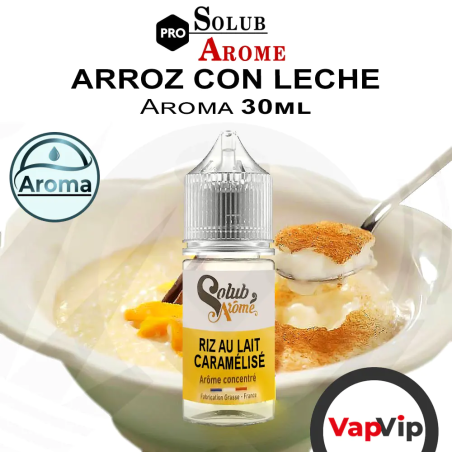 Flavor RICE PUDDING (Riz au lait Caramélisé) Aroma Concentrate - SolubArome