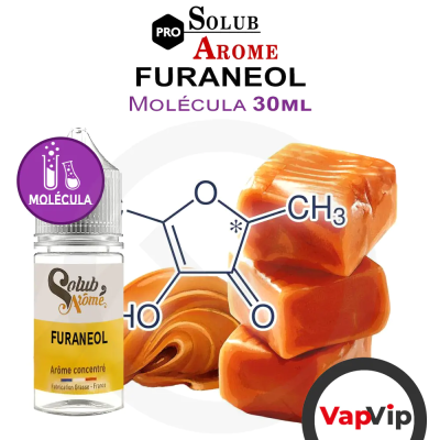 Molecula FURANEOL Caramelo Potenciador Eliquid - SolubArome