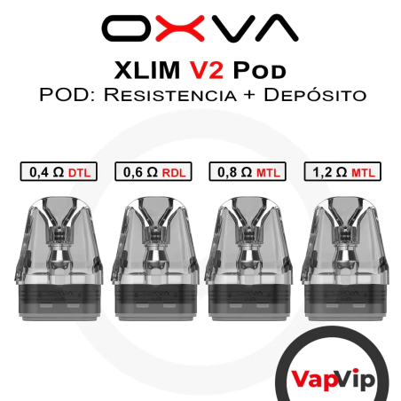Resistencias-Depósito Xlim V2 Pod - OXVA