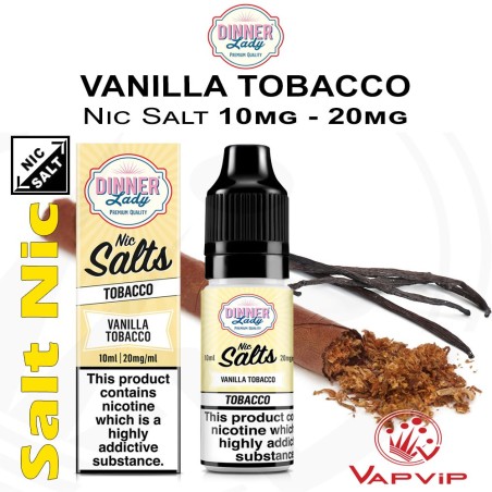 Nic Salt VANILLA TOBACCO - Dinner Lady