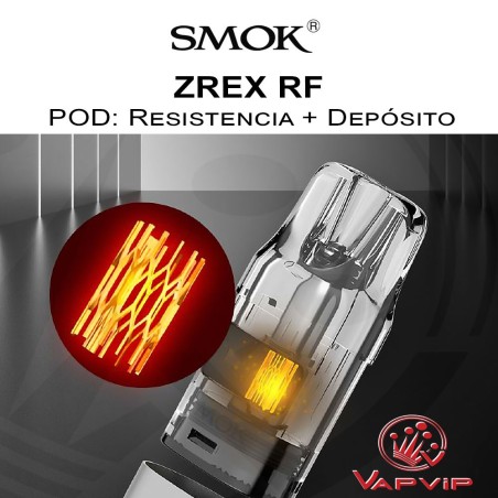 POD Cartridge-Coil Zrex RF POD - Smok