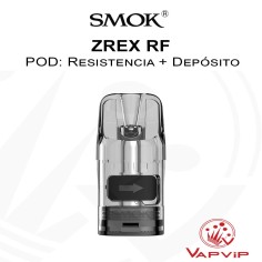 POD Cartridge-Coil Zrex RF POD - Smok