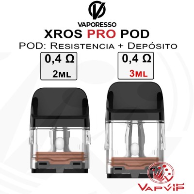 Resistencias-Depósito XROS PRO Pod - Vaporesso