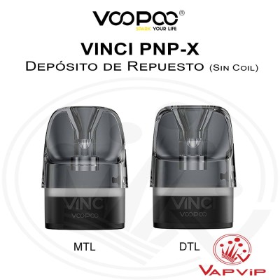 Voopoo VINCI PnP X Pod Cartridge Depósito Repuesto 