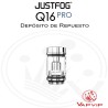 Pyrex Completo Q16 PRO Depósito Repuesto Justfog