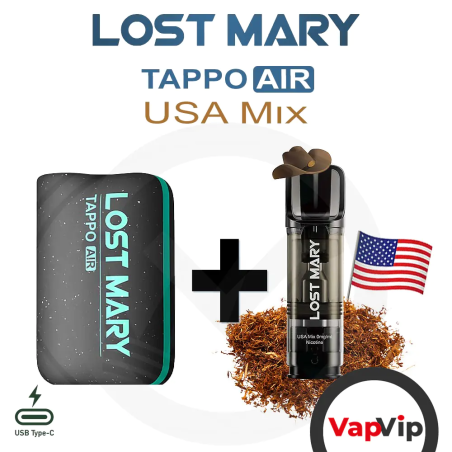 Kit USA MIX Tappo Air Vaper Precargado - Lost Mary