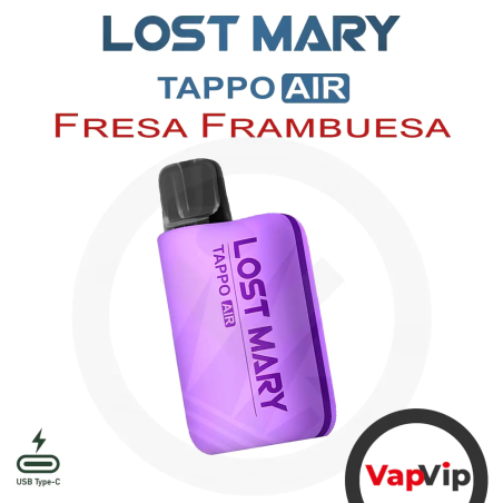 STRAWBERRY RASPBERRY Tappo Air Pre-filled Pod Kit - Lost Mary