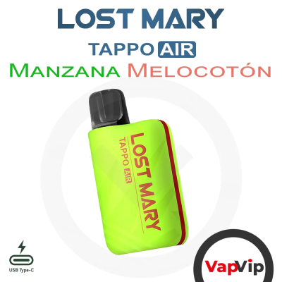 Kit MANZANA MELOCOTÓN Tappo Air Vaper Precargado - Lost Mary