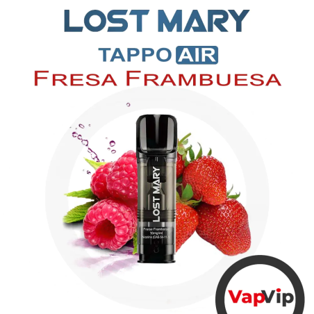 Cartucho Precargado FRESA FRAMBUESA Tappo Pod - Lost Mary