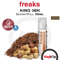 TABACO KING 3BK (tabaco con vainilla, caramelo y frutos secos) E-liquido - Freaks Blend