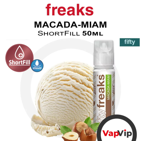MACADA-MIAM (Vanilla ice cream, nuts and caramel) E-liquid - Freaks Fifty