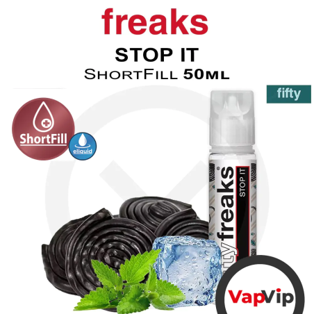 STOP IT (Licorice menthol) E-liquid - Freaks Fifty