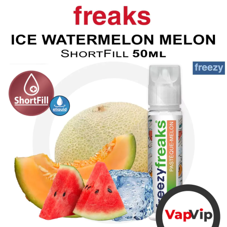 PASTÈQUE MELON (Watermelon and melon slush) E-liquid - Freaks Freezy