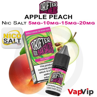 Nic Salt APPLE PEACH - Drifter Bar Salts