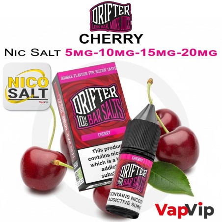 Nic Salt CHERRY - Drifter Bar Salts