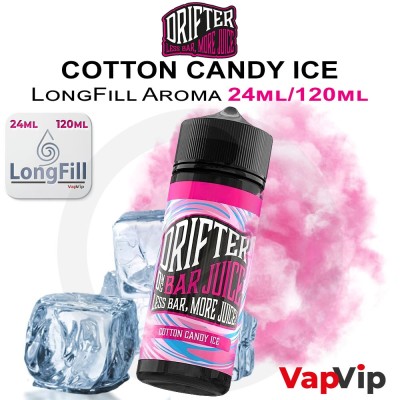 COTTON CANDY ICE LongFill 24/120ml - Drifter Bar
