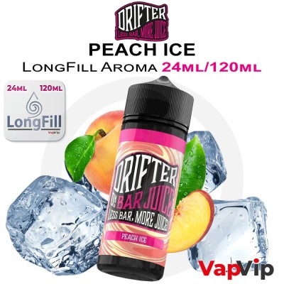PEACH ICE LongFill 24/120ml - Drifter Bar