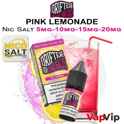 Nic Salt PINK LEMONADE - Drifter Bar Salts