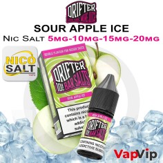 Nic Salt SOUR APPLE ICE - Drifter Bar Salts