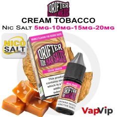 Nic Salt CREAM TOBACCO - Drifter Bar Salts