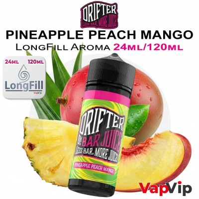 PINEAPPLE PEACH MANGO LongFill 24/120ml - Drifter Bar
