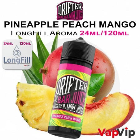 PINEAPPLE PEACH MANGO LongFill 24/120ml - Drifter Bar
