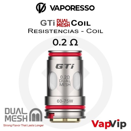 Coils GTi Dual Mesh - Vaporesso