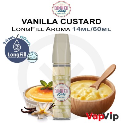 VANILLA CUSTARD LongFill Flavor Concentrate Dinner Lady