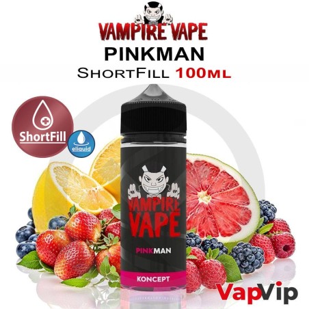 PINKMAN ShortFill 100ml e-Juice Vampire Vape