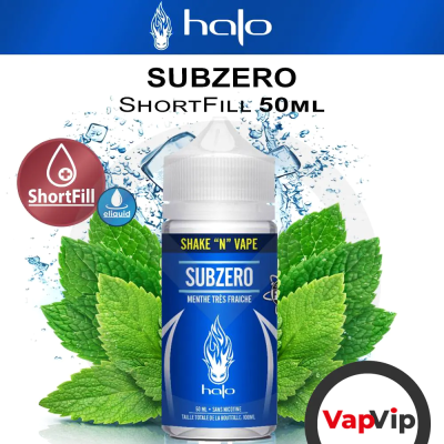 SUBZERO Shortfill eliquid by Halo