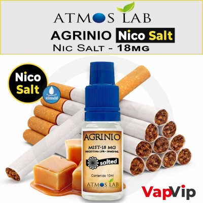 AGRINIO SALTED: Nicotine salts Eliquid 10ml - Atmos Lab