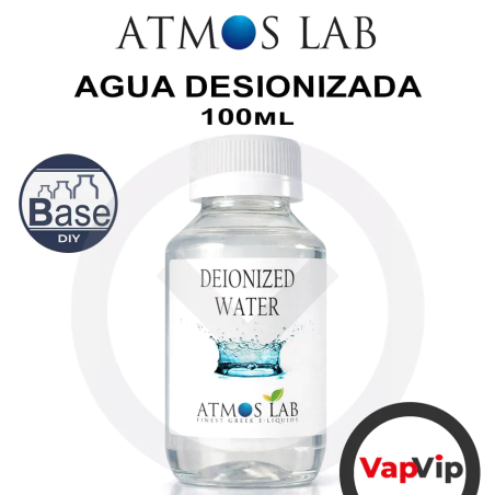 AGUA DESIONIZADA 100ml Base - Atmos Lab
