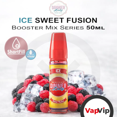 ICE SWEET FUSION E-liquid 50ml (BOOSTER) - Dinner Lady