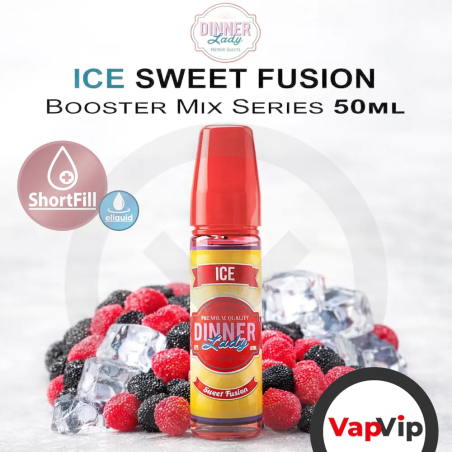ICE SWEET FUSION E-liquid 50ml (BOOSTER) - Dinner Lady