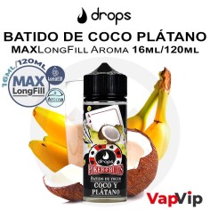 BATIDO COCO PLÁTANO POKER FRUITS Drops