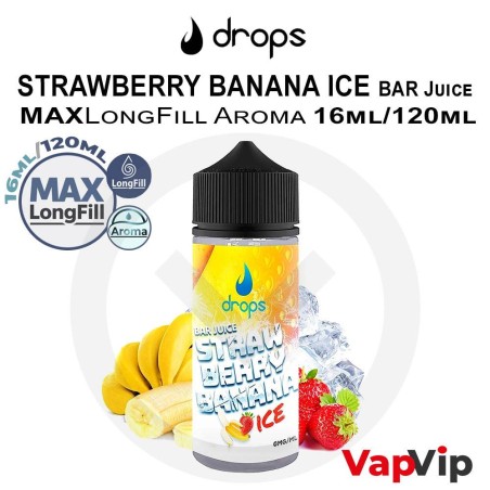 STRAWBERRY BANANA ICE BAR Juice Drops