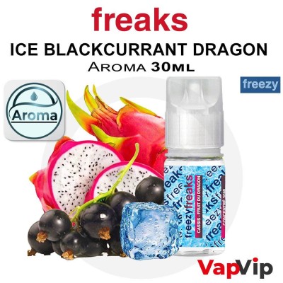 Aroma ICE BLACKCURRANT DRAGON (Dragon fruit and redcurrant slush) Concentrate - Freaks Freezy