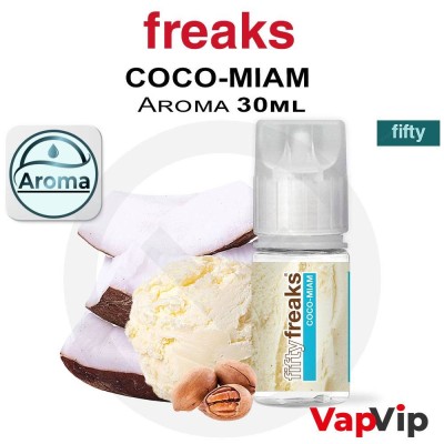 Aroma COCO-MIAM (helado de vainilla, coco y nueces) Concentrado - Freaks Fifty
