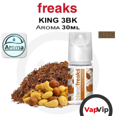 Flavor KING 3BK tobacco, vanilla, caramel, nuts - Freaks Blend