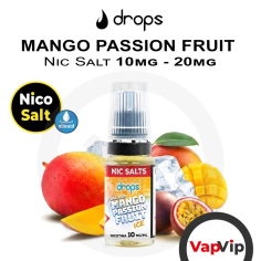 Salts Mango Passion Fruit - Drops Bar Juice