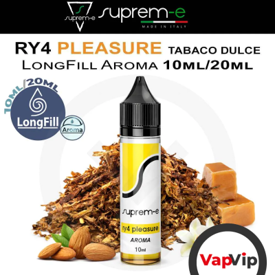 RY4 PLEASURE Tabaco dulce Longfill 10/20ml - Suprem-e
