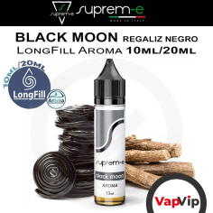 BLACK MOON Regaliz Negro Longfill 10/20ml - Suprem-e