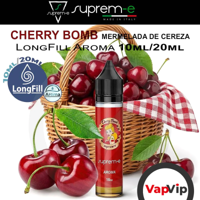 CHERRY BOMB Longfill 10/20ml - Suprem-e