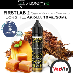 FIRST LAB 2 Tabaco Vainilla y Caramelo Longfill 10/20ml - Suprem-e
