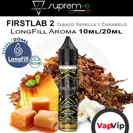 FIRST LAB 2 Tobacco Vanilla Caramel Longfill 10/20ml - Suprem-e